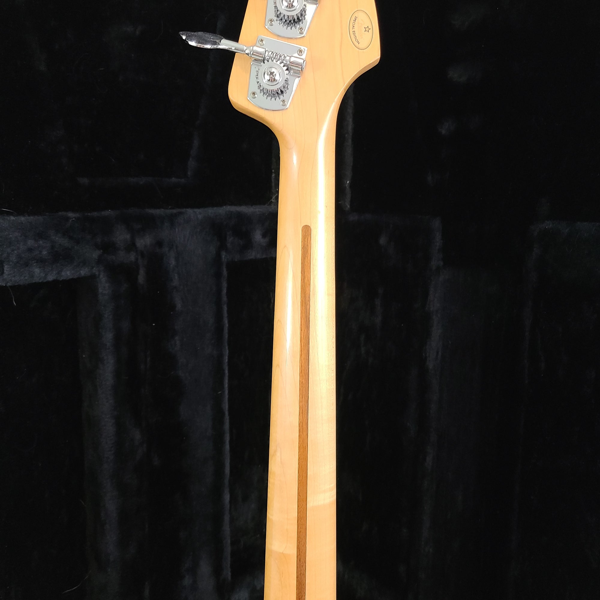 Fender Jazz Bass MIM Lefty Natural 4 String Bass Guitar w/ Case