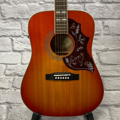 Epiphone Hummingbird Pro/FC Acoustic/Electric Faded Cherry