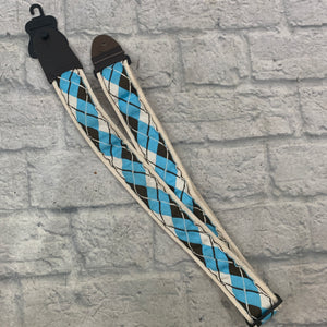 LM Products AG-2 BL Argyle Blue Guitar Strap