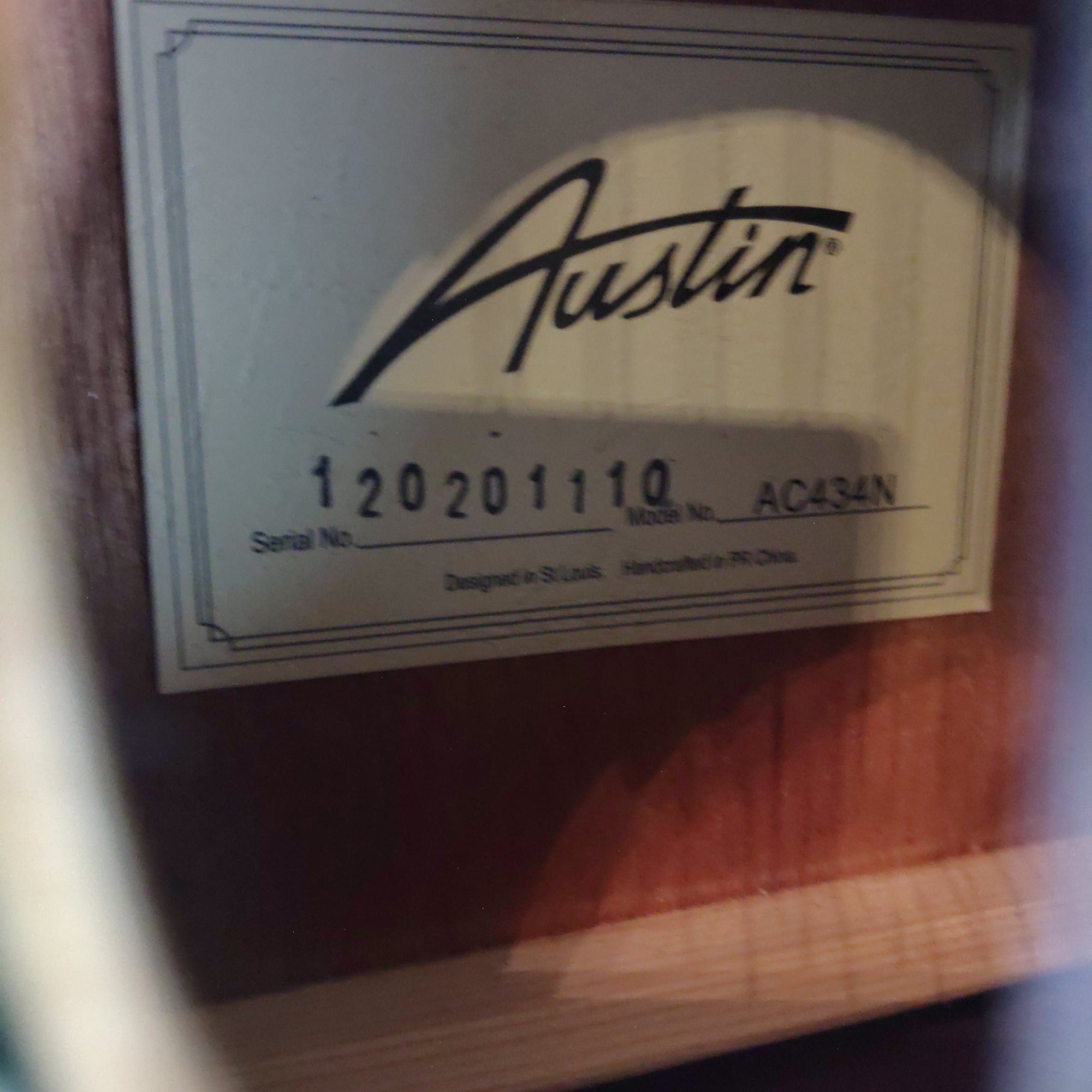 Austin AC434N 3/4 Size Classical Acoustic Guitar