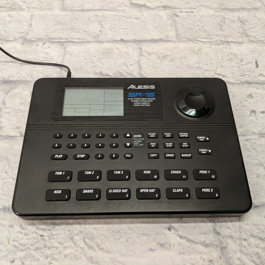 Alesis SR-16 Drum Machine with Power Adapter