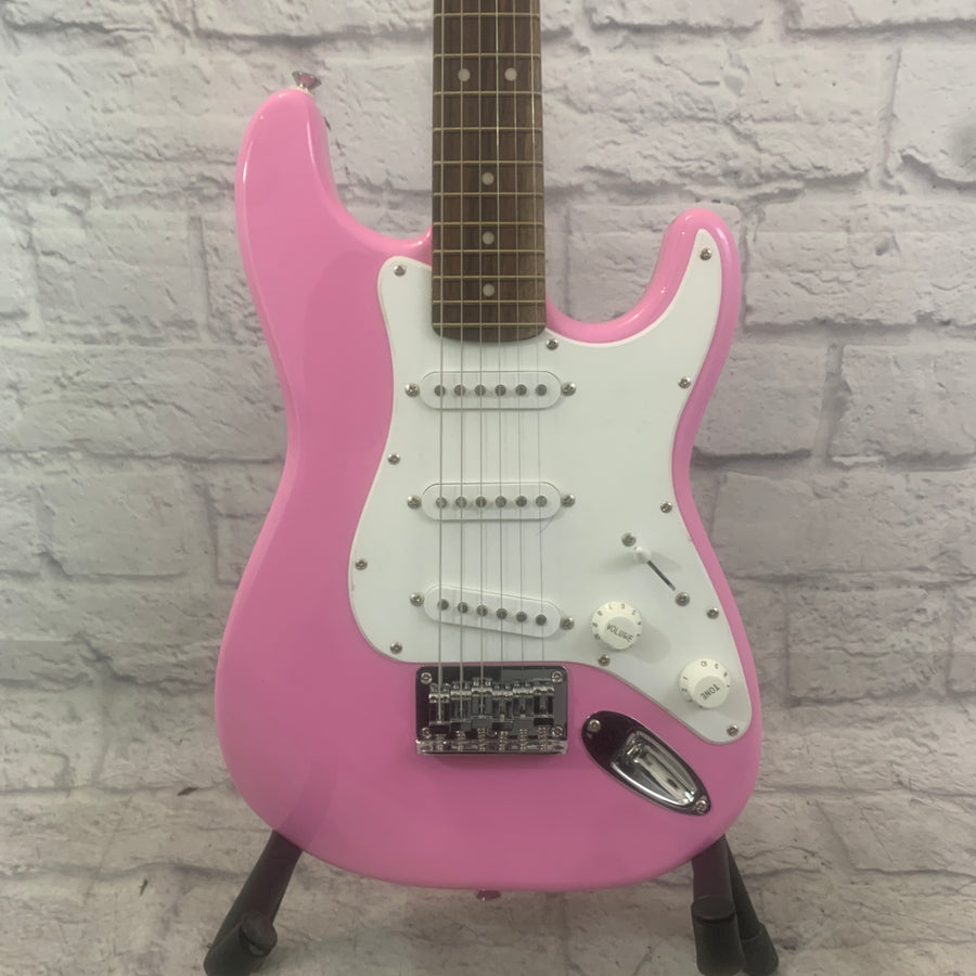 Squier Mini Strat Stratocaster (Pink) Electric Guitar