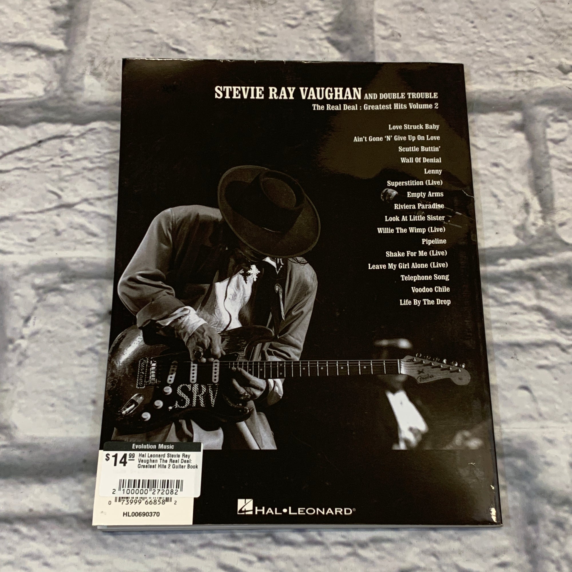 Hal Leonard Stevie Ray Vaughan The Real Deal: Greatest Hits 2 Guitar Book