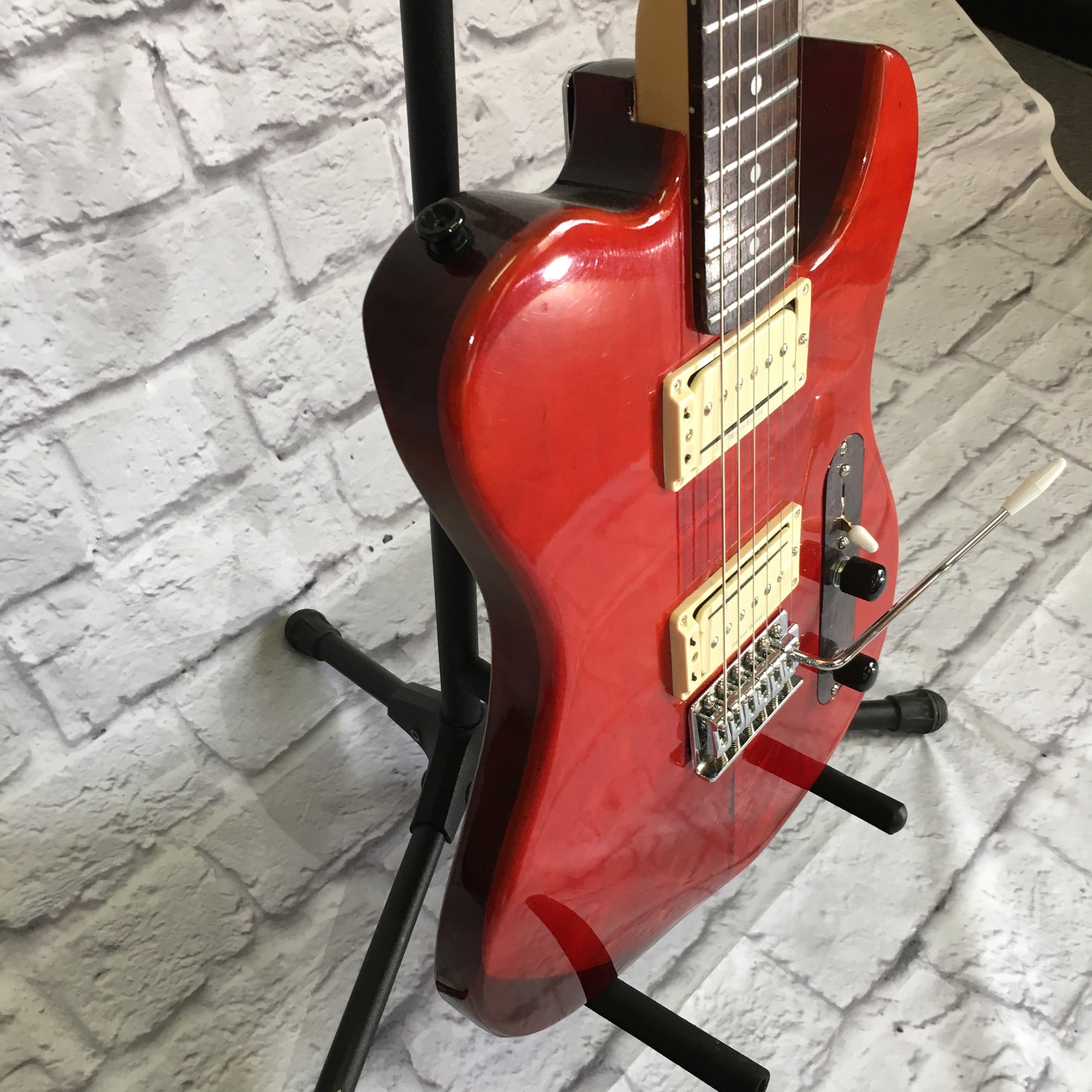 Gatto Tele Style Electric Guitar Trans Red Finish