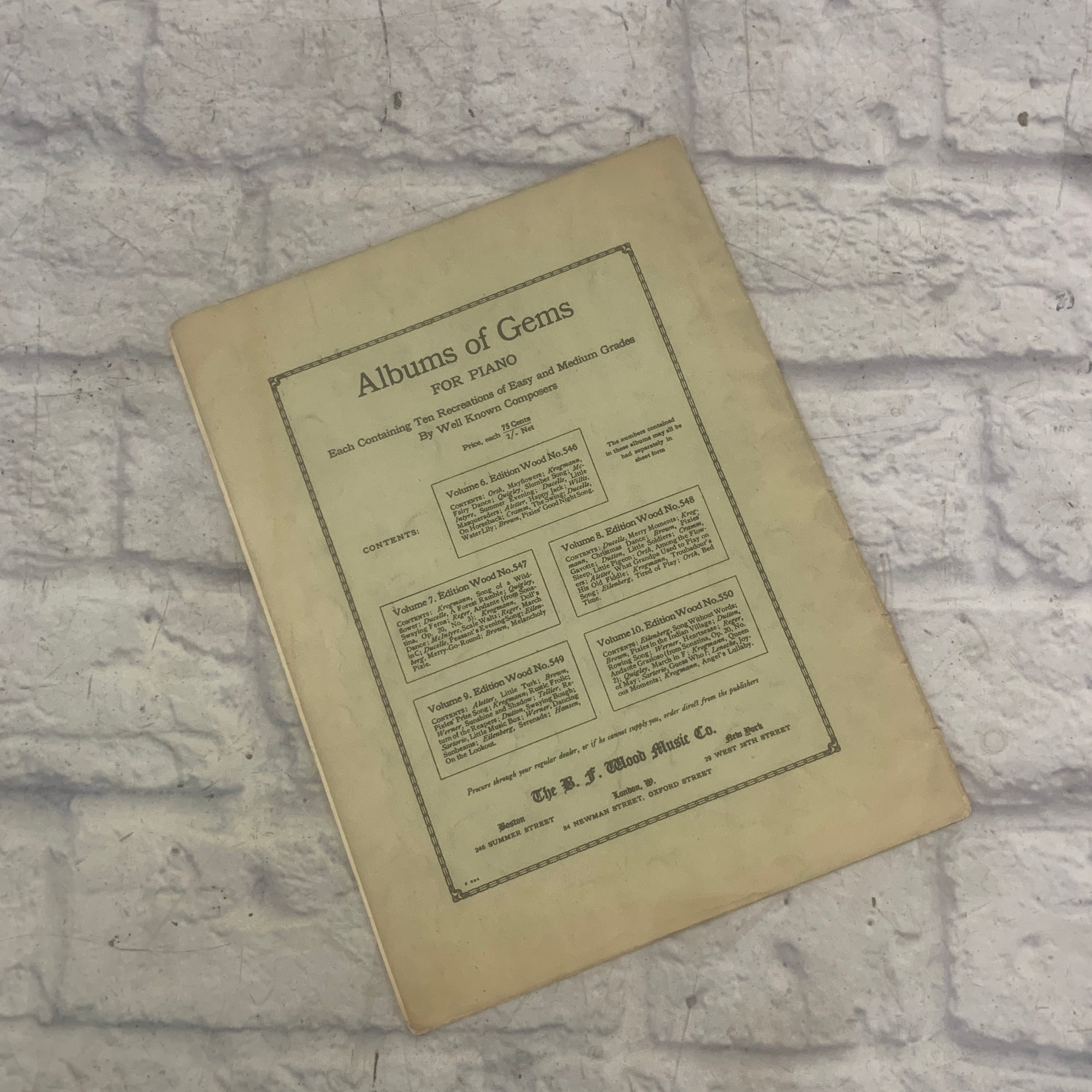 Kohler Little School Of Velocity (Without Octaves)