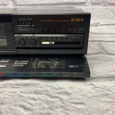 1989 Aiwa AD-WX180 Dual Well Cassette Player