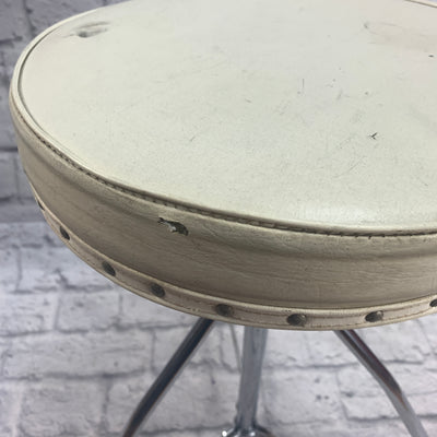 Vintage Slingerland White Drum Throne