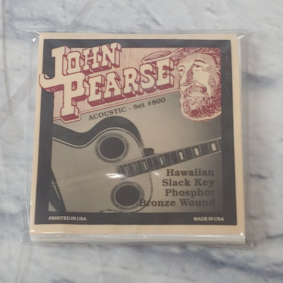 John Pearse Slack Key Phosphor Bronze Wound 13-56 Acoustic Guitar Strings