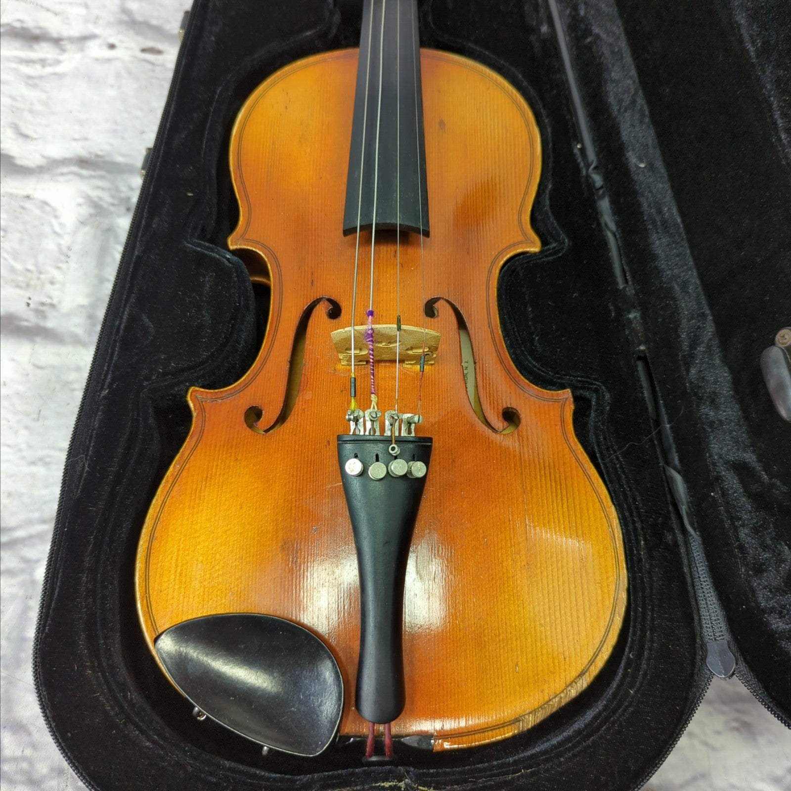 C. Meisel Mozart 3/4 Violin with case, NO BOW