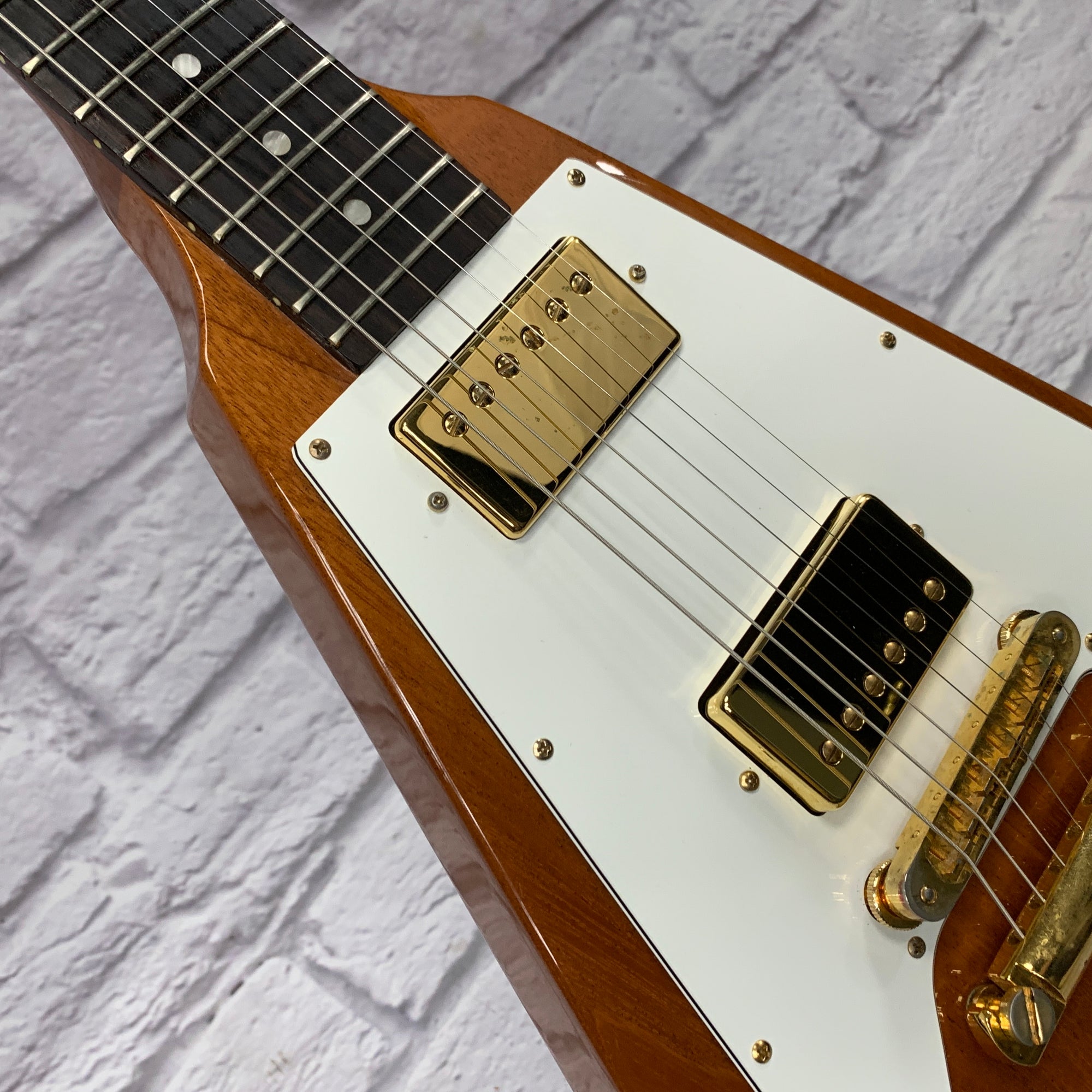 Gibson '67 Reissue Flying V 2005 Natural Antique w/ Case