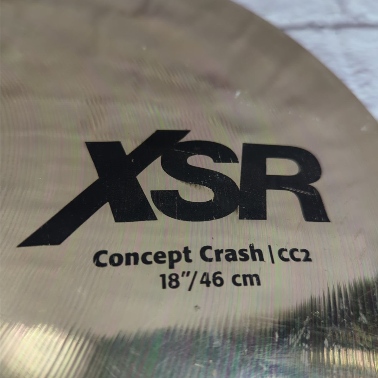 Sabian 18 XSR Concept Crash CC2 Large Crack