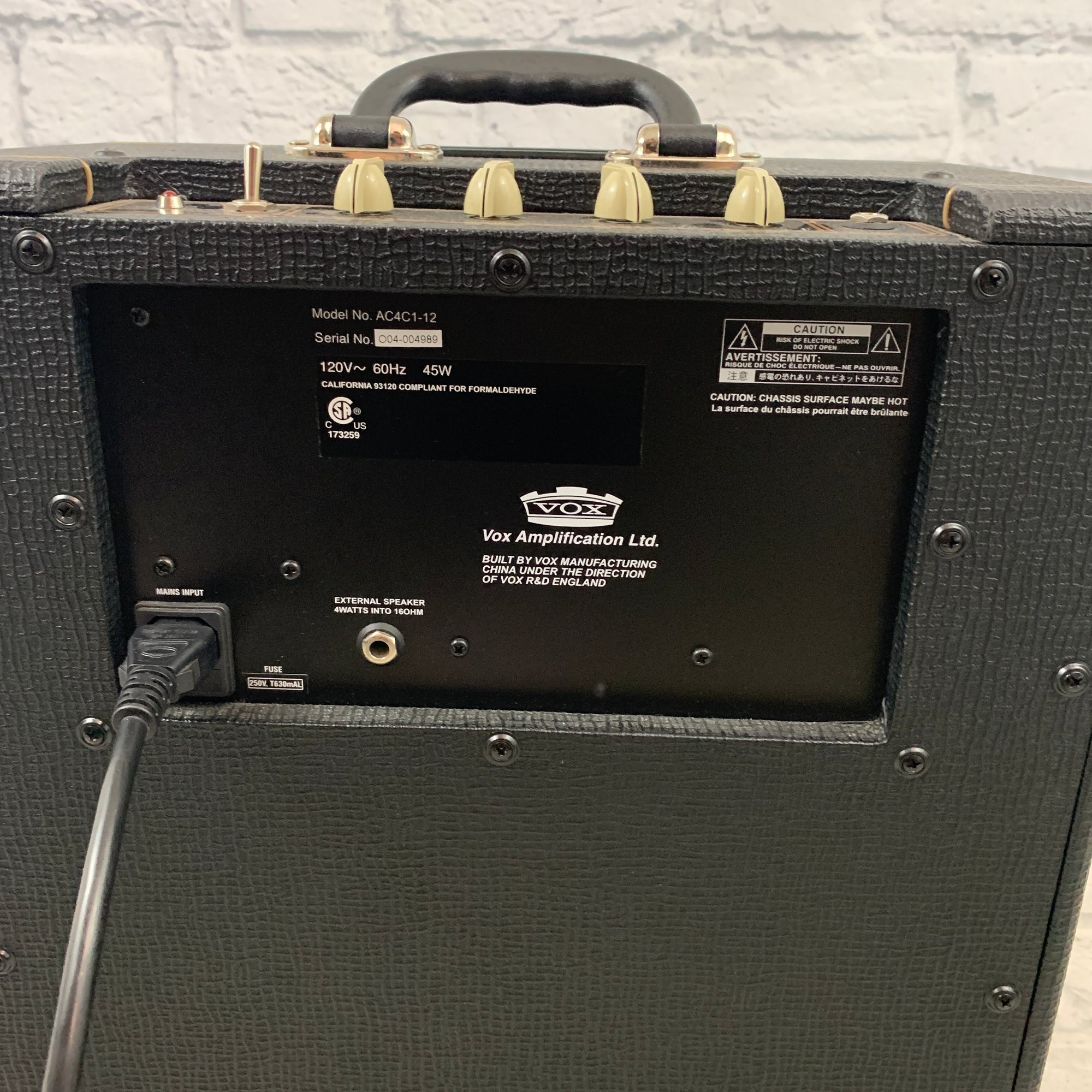 Vox AC4C1-12 Guitar Combo Amp