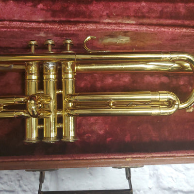 Harry Pedler and Suns American Triumph trumpet with case