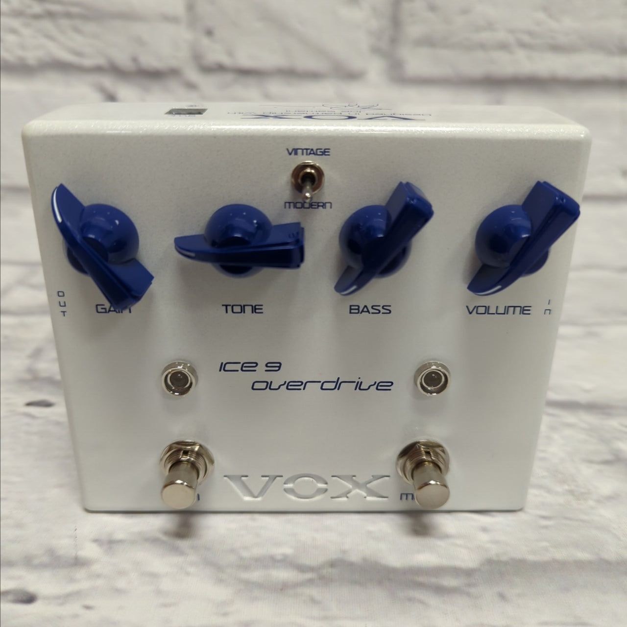 Vox Joe Satriani Ice 9 Overdrive Pedal - Evolution Music