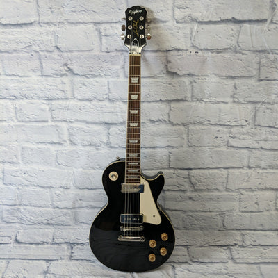 Epiphone Les Paul Custom Electric Guitar 2010 Limited Edition with P90s Black with Case