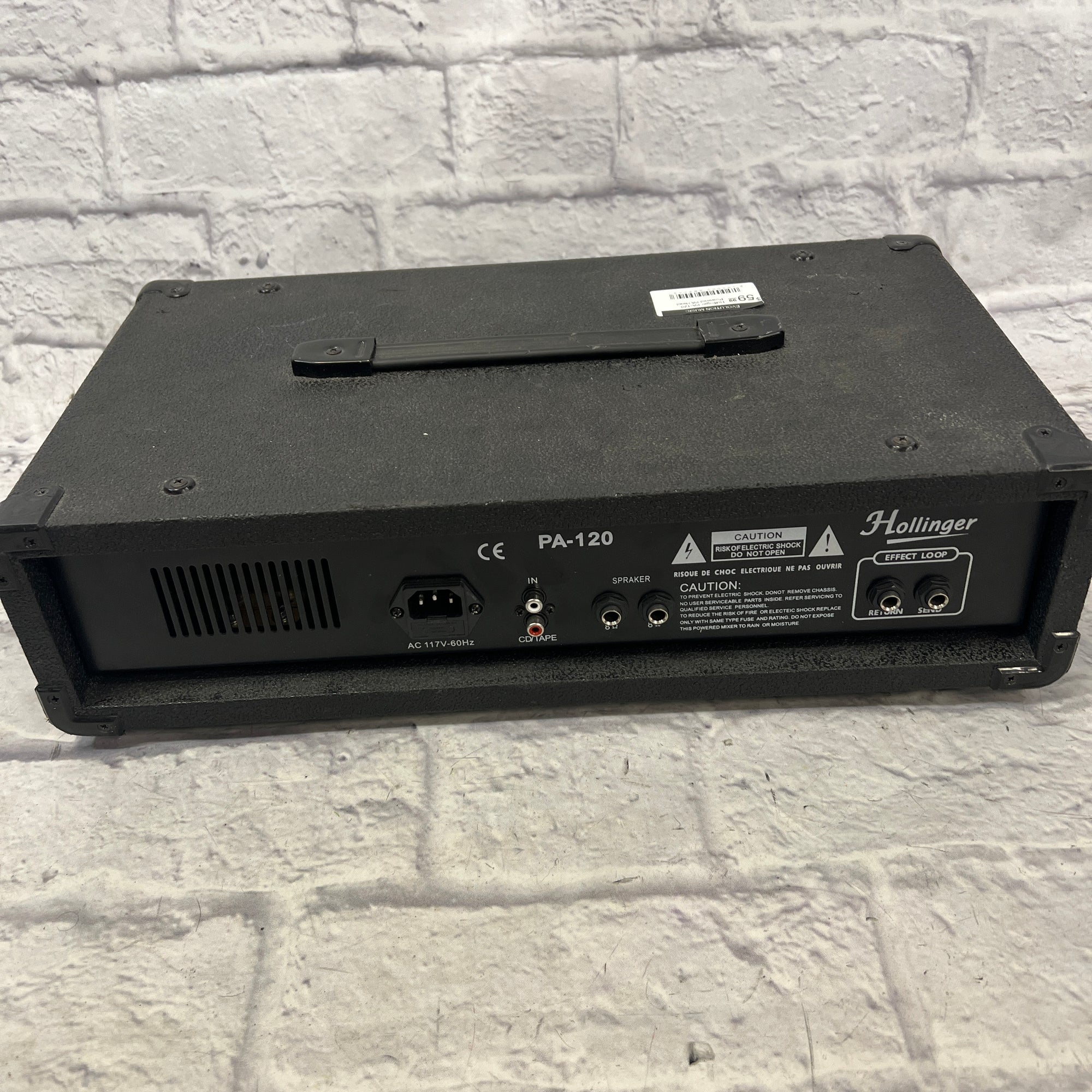 Hollinger PA-120 Powered PA Head