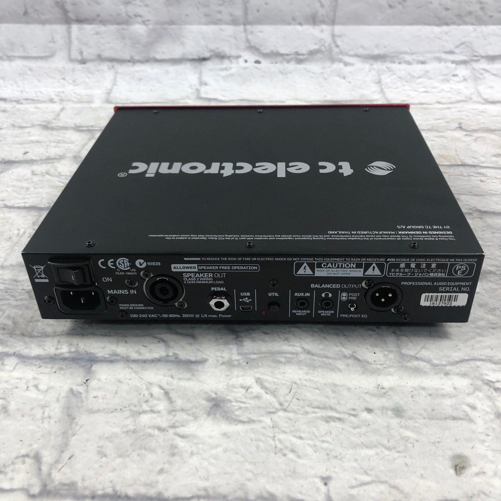 TC Electronic BH550 Bass Amplifier Head - Evolution Music
