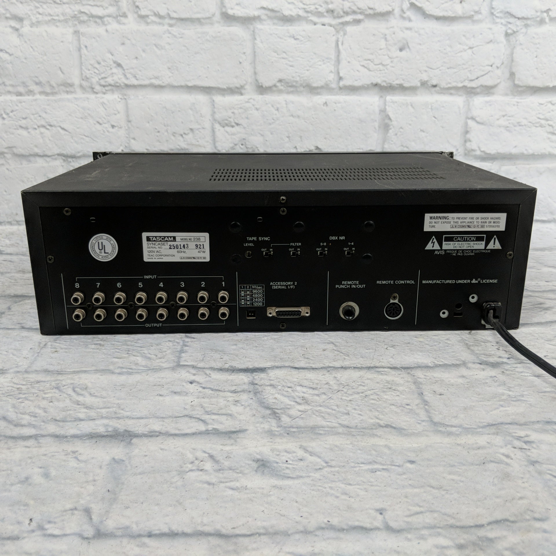 Tascam 238 Syncaset Multi Track Cassette Recorder