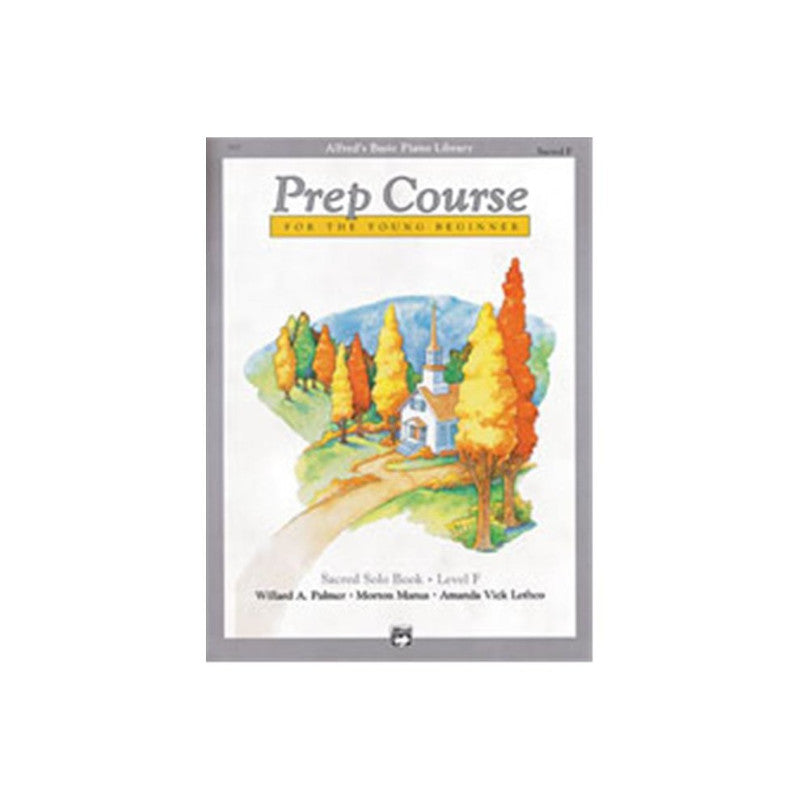 00-6425 Basic Piano Prep Course- Sacred Solo Book F - Music Book