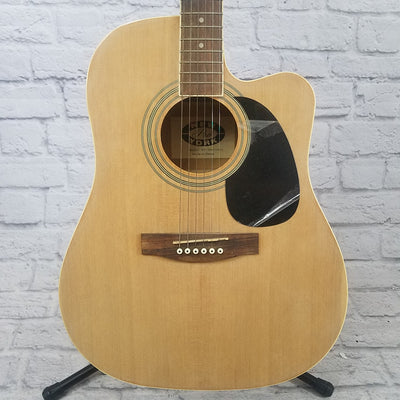 New York Pro NY-DRW977CEQ Natural Acoustic Electric