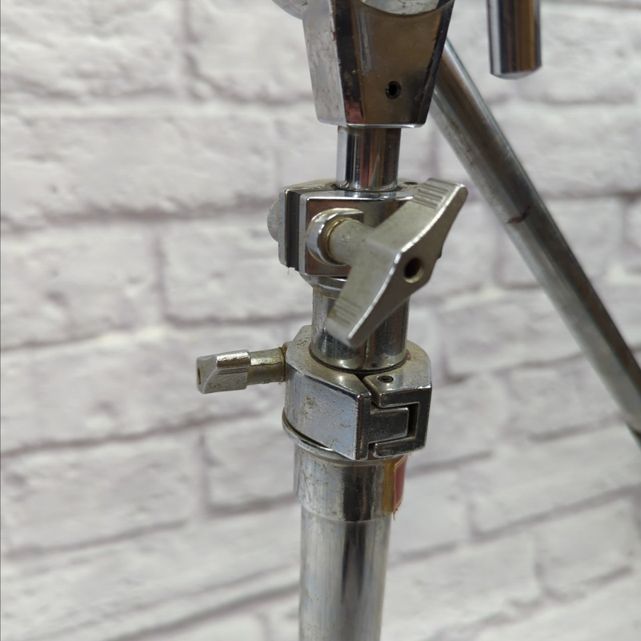 Pearl Heavy Duty Single Braced Mini Boom Cymbal Stand with Tilter 1980s Red Label