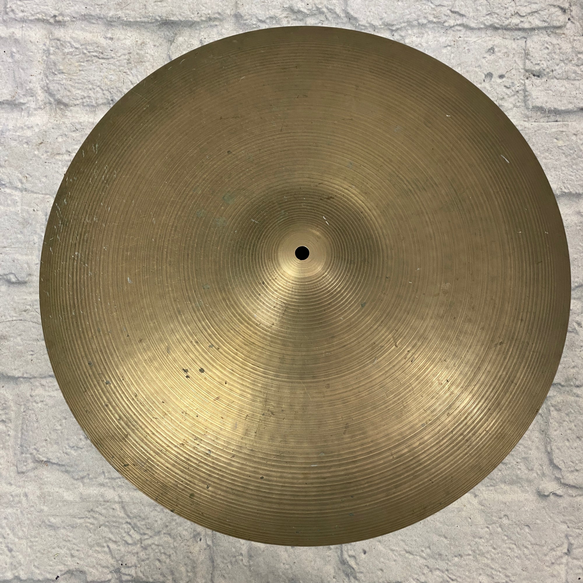 Vintage 1970s Zildjian Hollow Logo 20" Ride Cymbal
