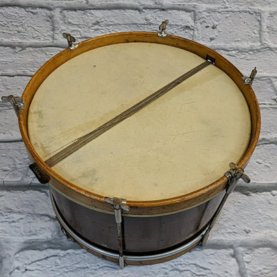 Vintage 1920s / 30s Ludwig Junior Parade Drum 8" x 13" American Flag