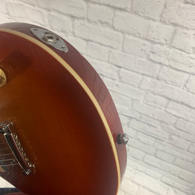 LTD EC256 Flame Top Solid Body Electric Guitar