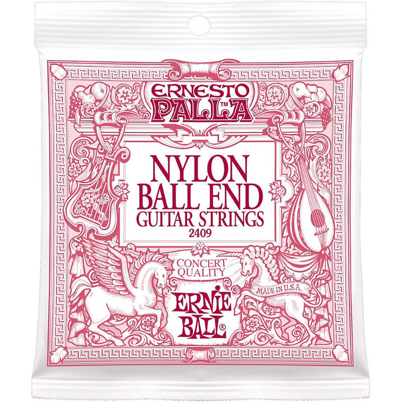 Ernie Ball Ernesto Palla Black & Gold Ball-End Nylon Classical Guitar Strings - Medium Tension