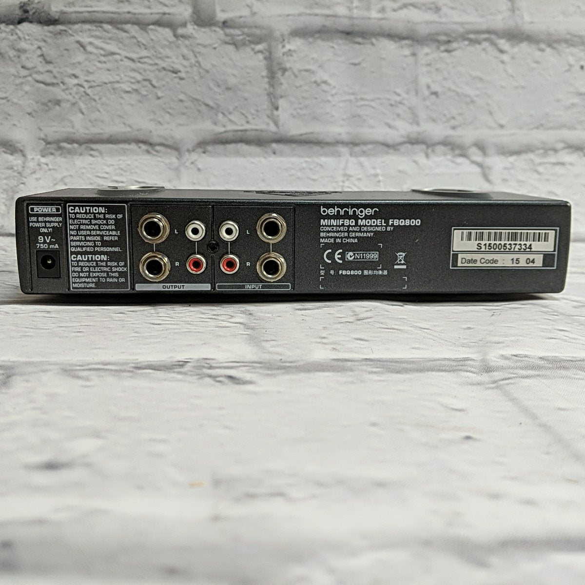 Behringer Mini FBQ800 9-Band Equalizer
