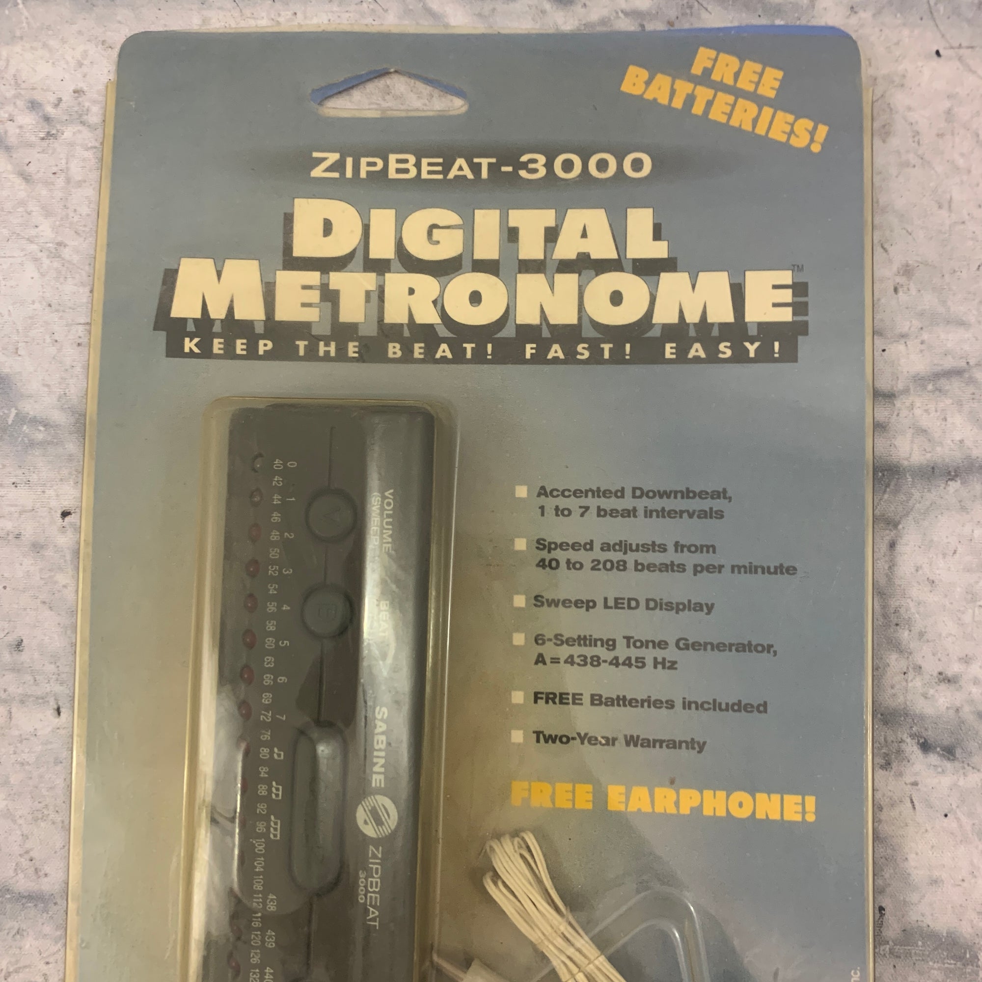 Sabine ZipBeat-3000 Digital Metronome