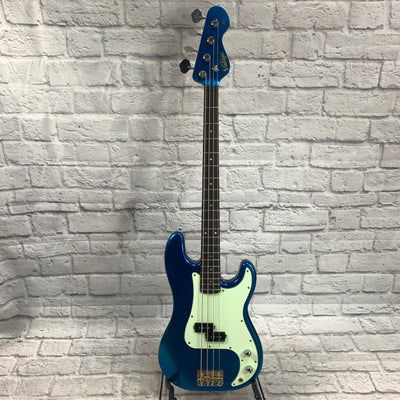 Vintage V4BBL Bass Blue Sparkle