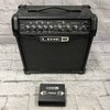 Line 6 Spider IV 15-Watt 1x8 with 2-Button Footswitch Guitar Amp