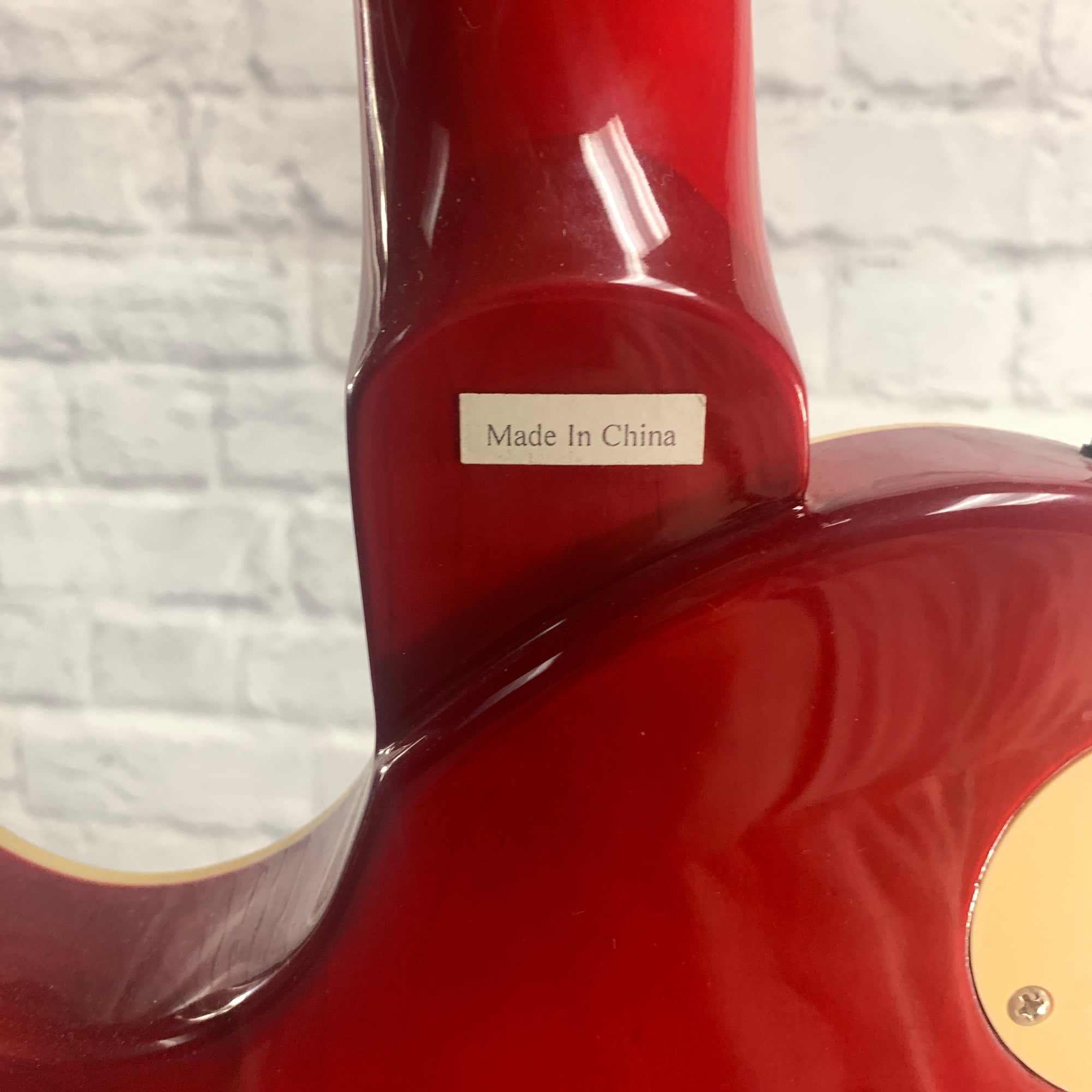 Encore LP Style Red Electric Guitar