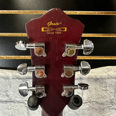 Grote Semi Hollow Burgundy