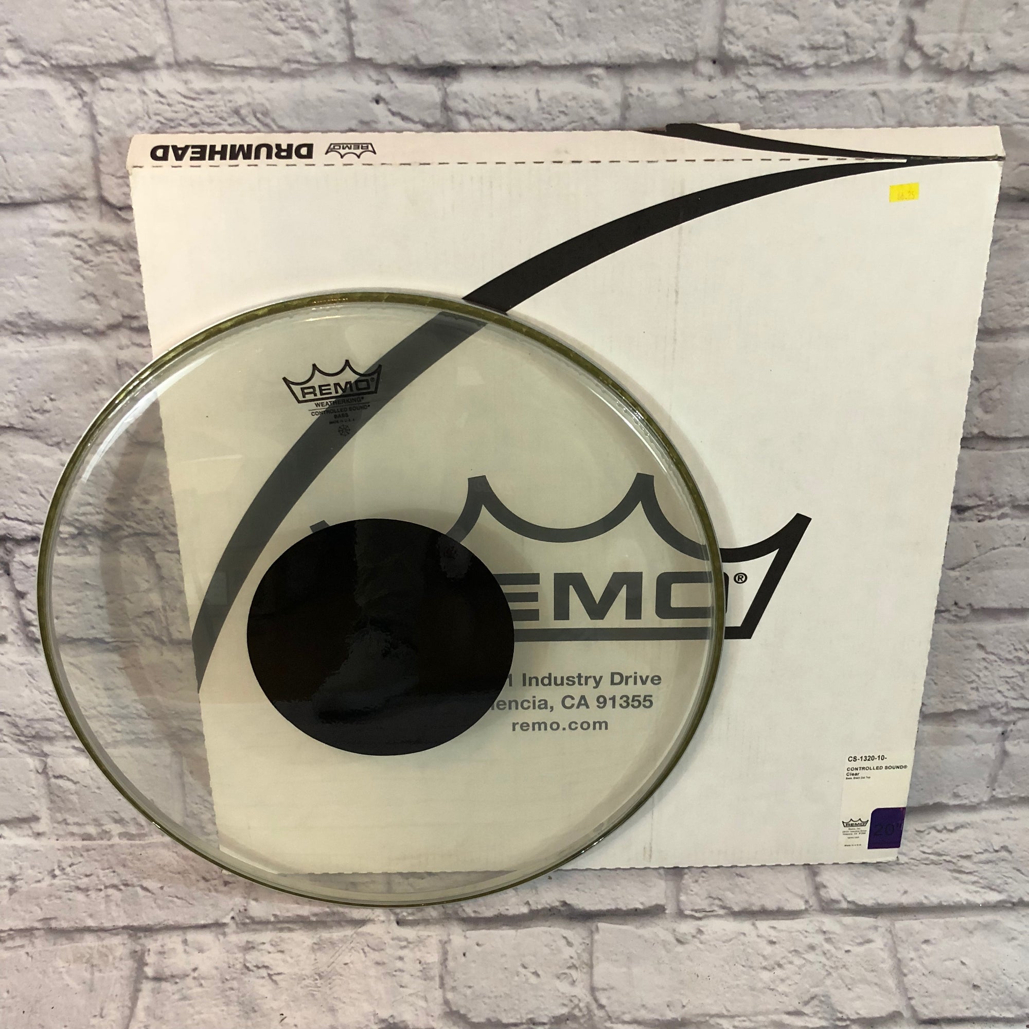 Remo Controlled Sound Clear 20in Bass Drum Head