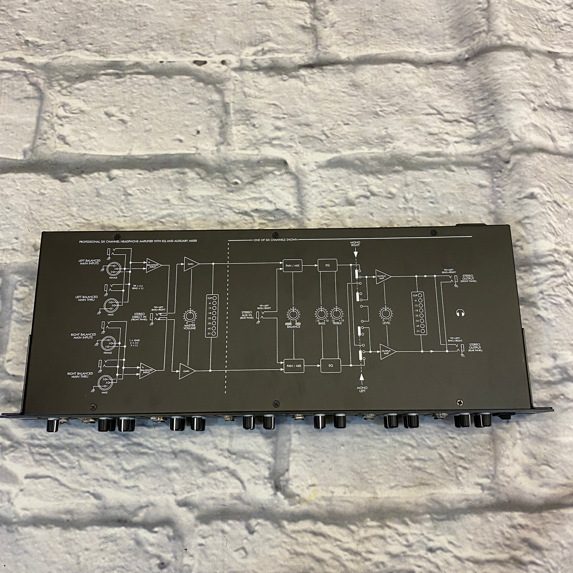 Art Head Amp 6 Headphone Amp Rack Unit