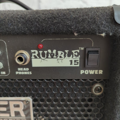 Fender Rumble 15 Bass Guitar Combo Amp