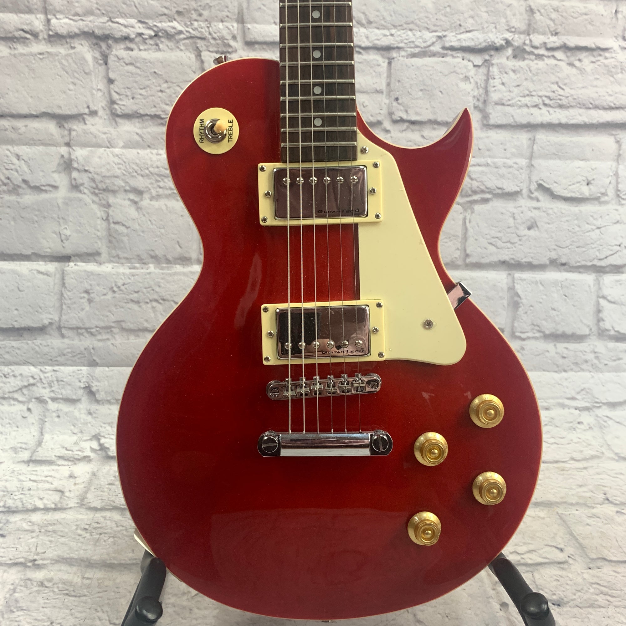 Encore LP Style Red Electric Guitar - Evolution Music