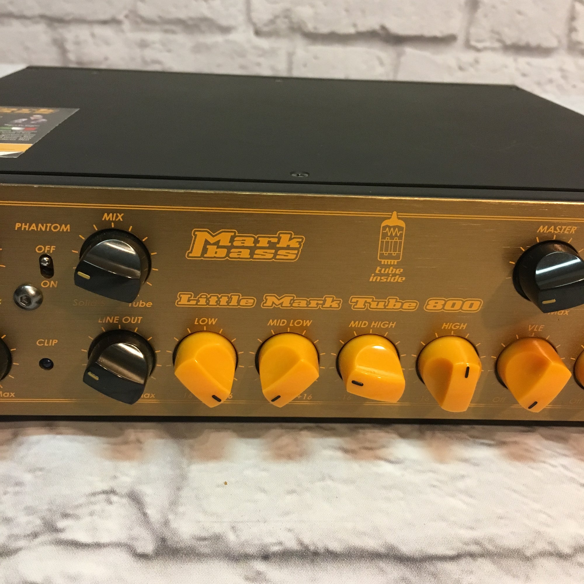 MarkBass Little Mark Tube 800 Bass Amplifier Head