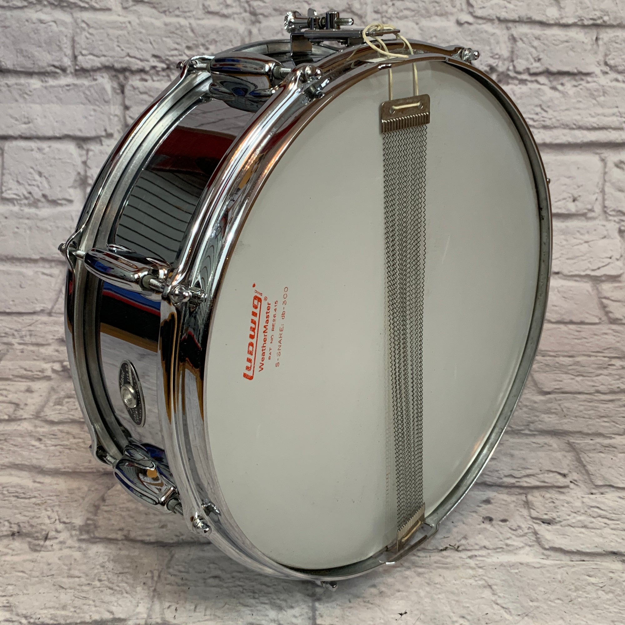 1970's Slingerland 14 X 6 Chrome Over Steel Snare Drum