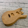 1990s Warmoth Soloist Body - AAA Quilted Maple Figured Top, Stripe of Walnut, Swamp Ash