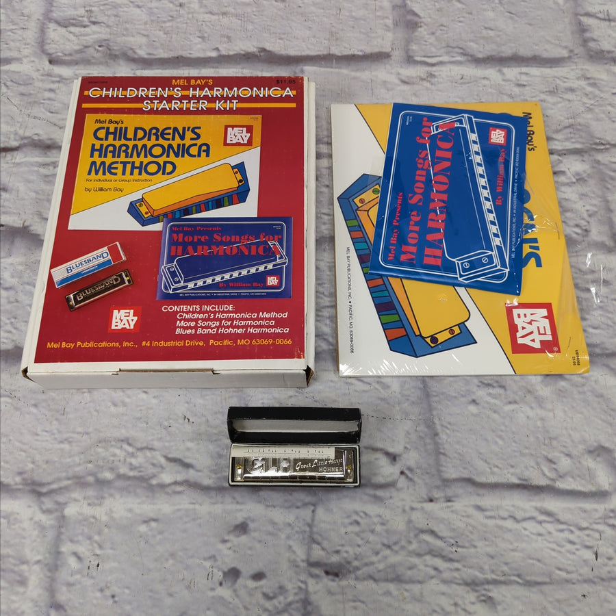 Mel Bay's Childrens Harmonica Starter Kit - Harmonica and Method Books Included