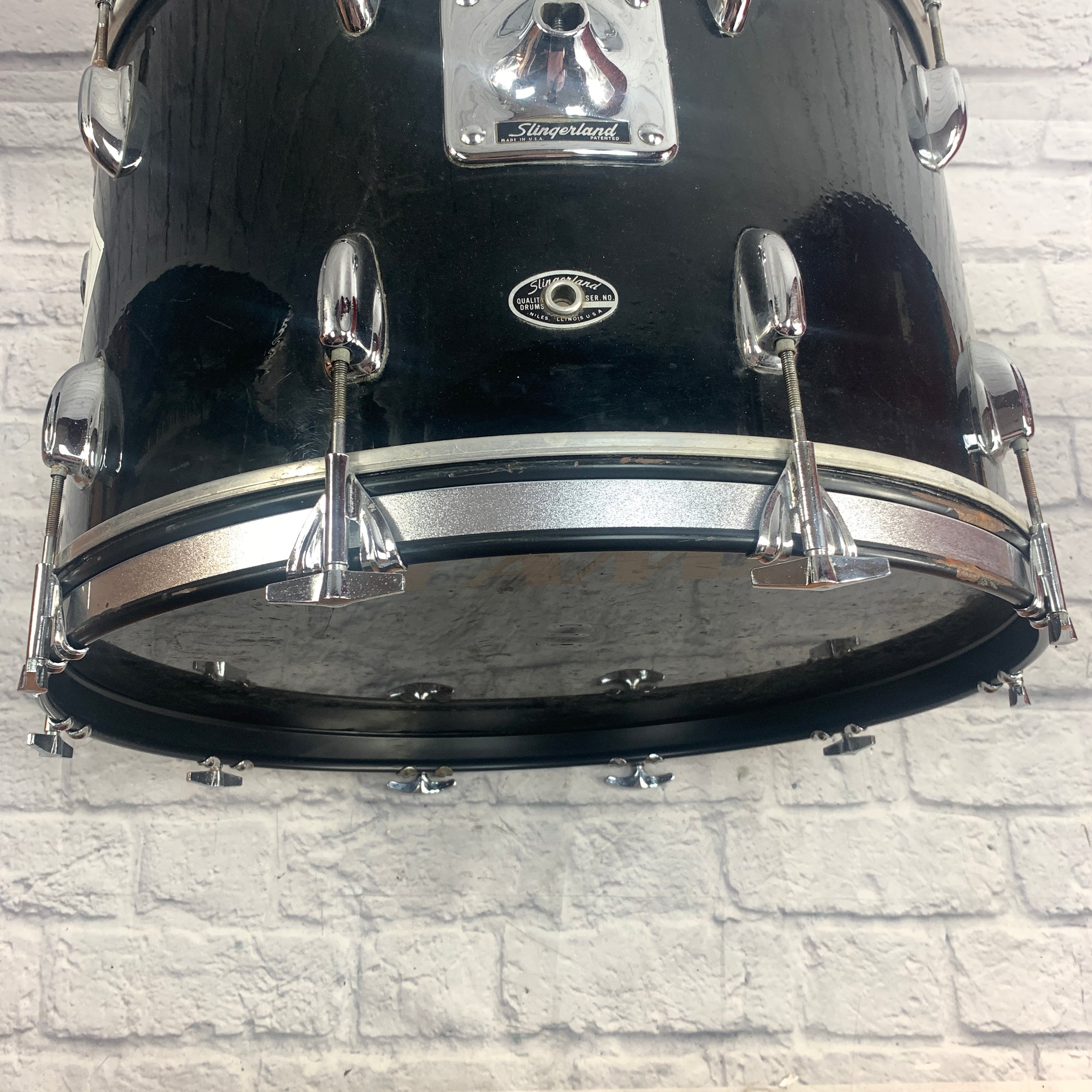 Vintage Slingerland 1970's Kick Drum 22x14