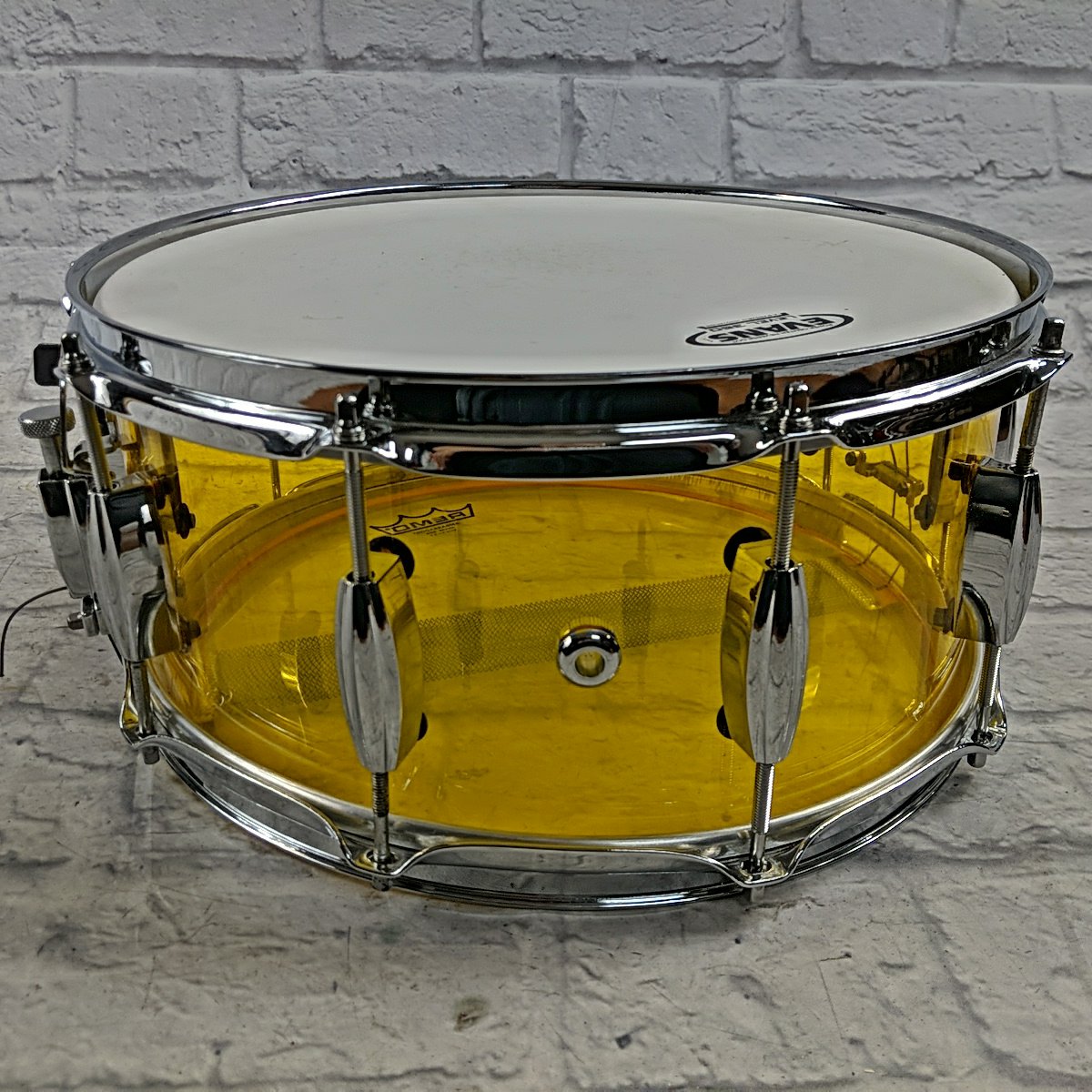 Custom Yellow Acrylic Snare 14x6.5 Snare