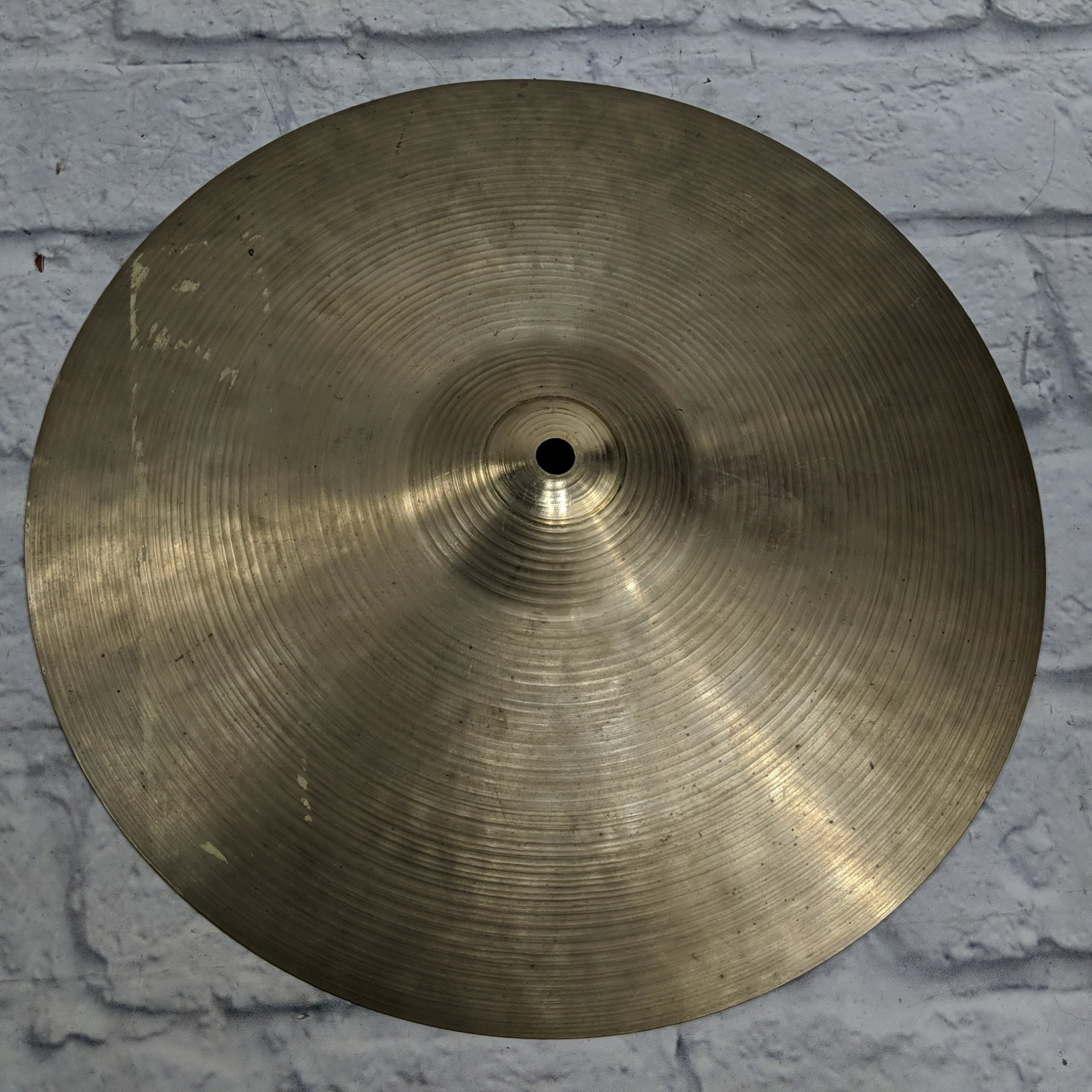 Vintage Zildjian 14 Ghost Logo HI Hat Cymbal Pair