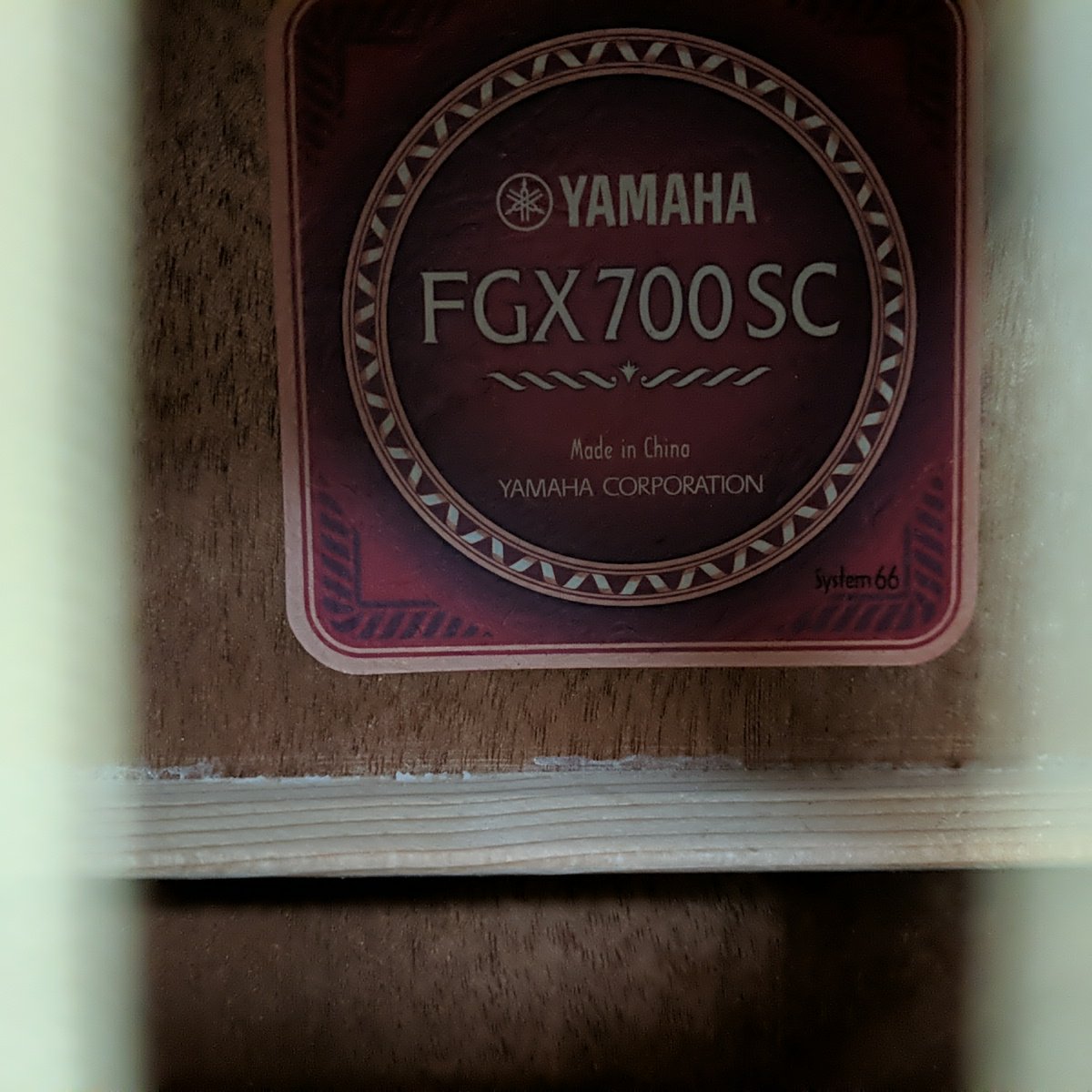 Yamaha FX700SC Acoustic - Natural AS IS