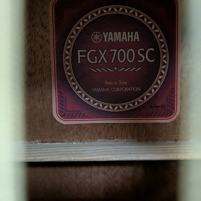 Yamaha FX700SC Acoustic - Natural AS IS