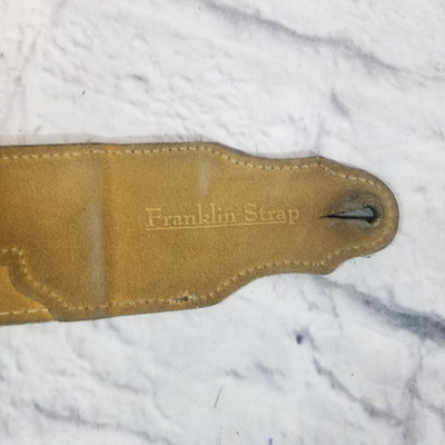 Franklin Leather Guitar Strap Brown