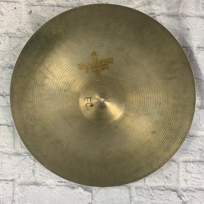 Vintage 1978 Zildjian Rock 21 Ride Cymbal